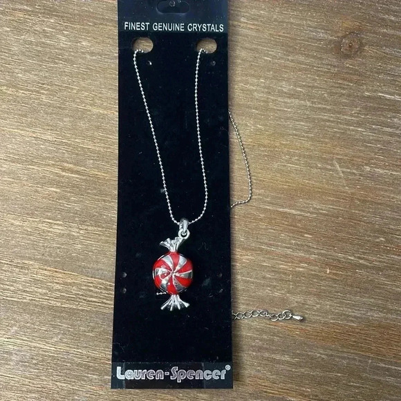 Lauren-Spencer Peppermint Candy Necklace - Picture 5 of 7